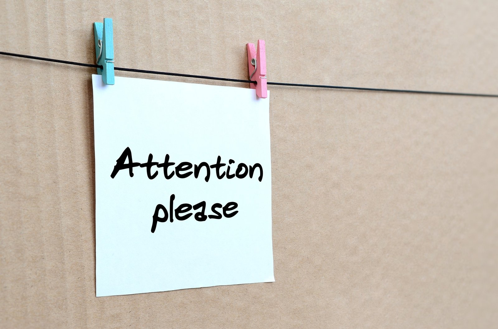 Attention please