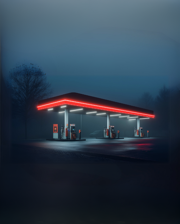 gas station
